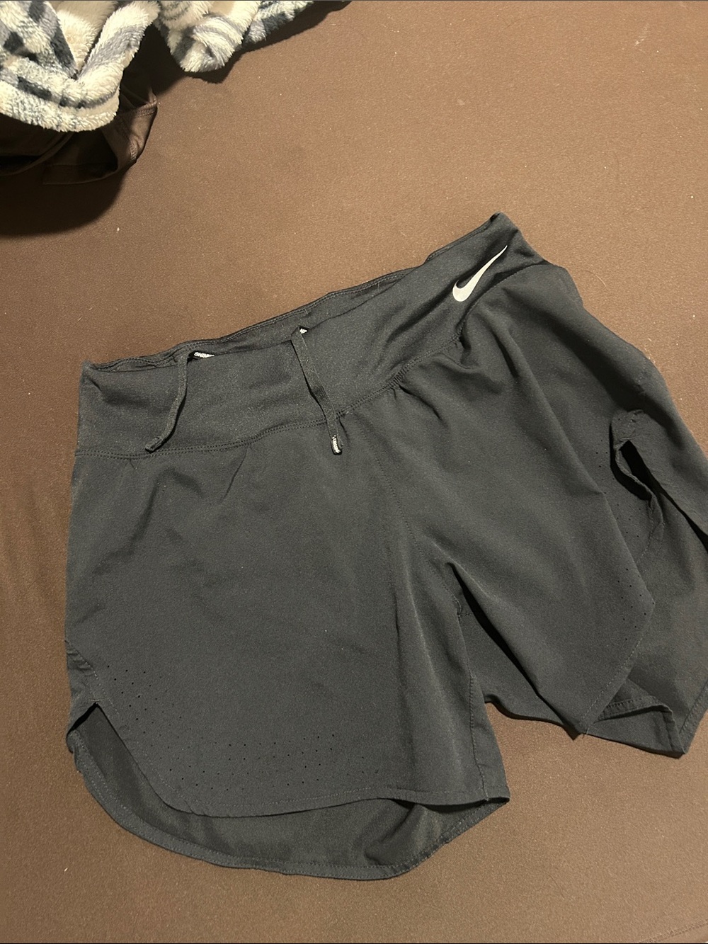 Nike Women’s Black Athletic Running Shorts with Drawcord